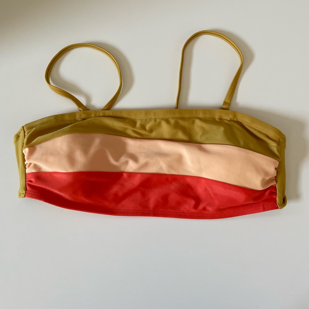 Aeropostale multicolor bandeau bikini top